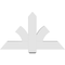 Ekena Millwork Redmond Architectural Grade PVC Gable Bracket, 48"W x 28"H x 6"D x 6"F, 14/12 Pitch GBP048X28X0606RED00 - alternate 4